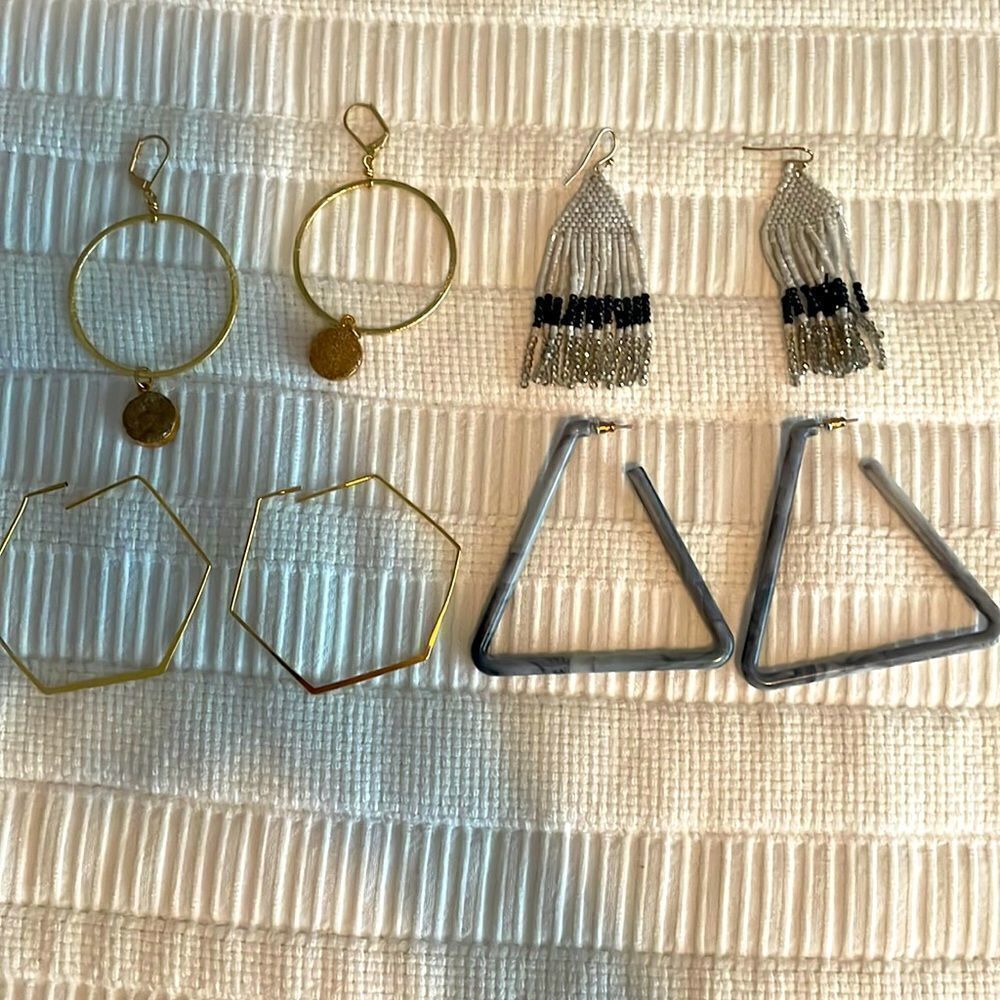 Earrings clear out!  Get all four pairs!!